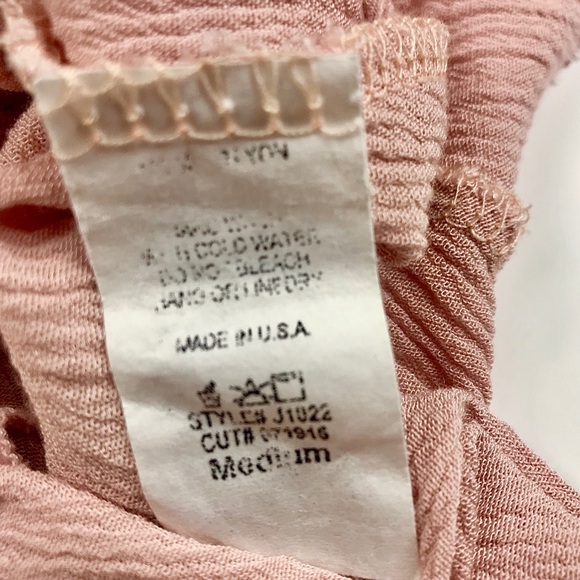 NINEXIS S/S Blouse, w/Flared Sleeves, Size M - Picture 8 of 8